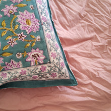 Load image into Gallery viewer, Pillow slip pair "stacey" green