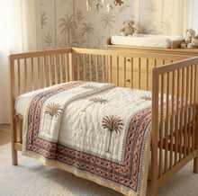 Load image into Gallery viewer, Coco~ the bebe blanket pink or blue palm