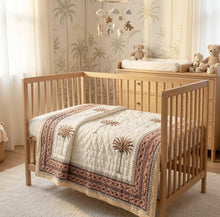 Load image into Gallery viewer, Coco~ the bebe blanket pink or blue palm