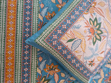 Load image into Gallery viewer, Pillow slip pair "Edith double sided white/blue"