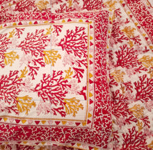 Load image into Gallery viewer, Pillow slip pair ~ coral~
