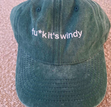 Load image into Gallery viewer, The fu*k it's windy cap
