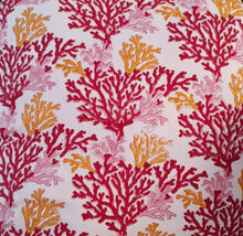 Load image into Gallery viewer, Cushion cover~Coral~ red or blue
