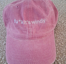 Load image into Gallery viewer, The fu*k it's windy cap
